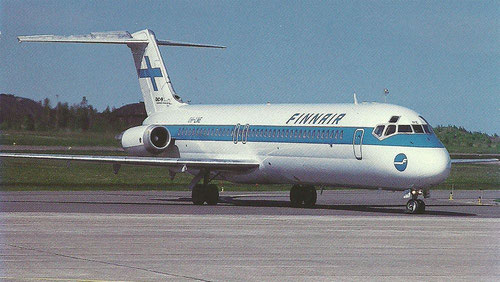 Die DC-9-40 war über viele Jahre ein vertrauter Anblick auf Inlandsflügen/Courtesy: Finnair