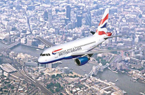 British Airways setzen A318 ab London-City via Shannon nach New York ein/Courtesy: British Airways