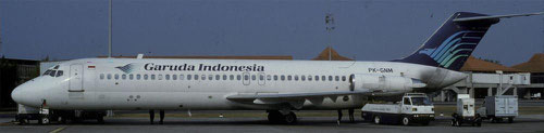 Die DC-9 als Arbeitspferd der Kurzstrecke/Courtesy: Garuda Indonesia