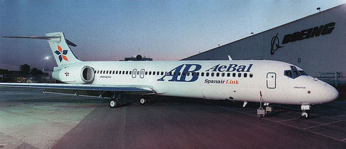 AeBal wurde der zweite europäische Nutzer der Boeing 717/Courtesy: Boeing