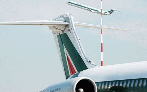 Zwei MD-82 der Alitalia/Courtesy: Alitalia