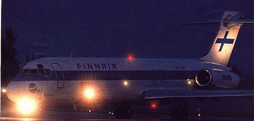 Eine MD-87 der Finnair/Courtesy: Finnair