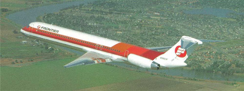 MD-82 der Frontier Airlines/Courtesy: McDonnell Douglas