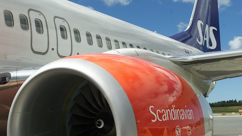 "Stärkung der Marke SAS" - hier an einer Boeing 737-800/Courtesy: SAS