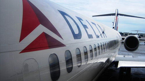 Die erste Boeing 717 im Delta-Farbkleid/Courtesy: Delta Air Lines