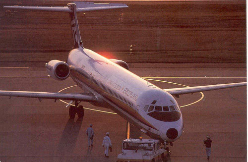 JAS - Abnehmer der letzten fabrikneuen MD-81/Courtesy: Japan Air System