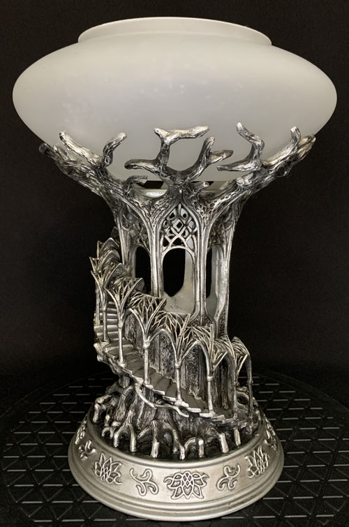 Duftlampe 24cm Herr der Ringe Der eine Ring Resin / Glas Noble