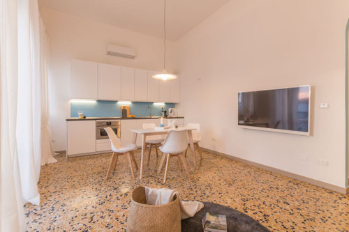 cucina e sala pranzo