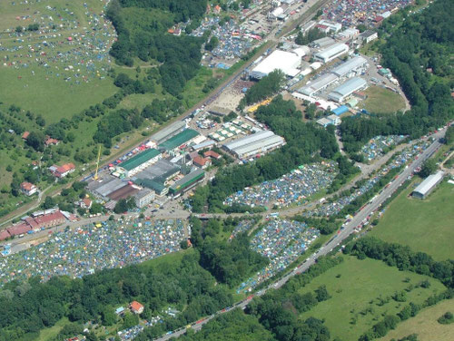 Das Gelände von "Masters of Rock" in Tschechien