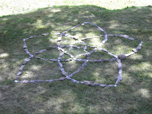 Burgfest 2012 in Obereifenberg - gelegt mit Kindern