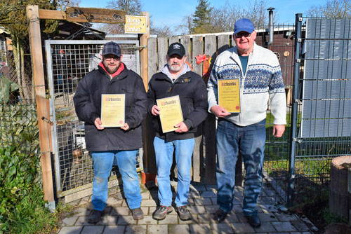 v.l. Michael Auerhammer, Hans Hilcz, Manfred Schmidt.