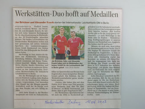 Medaillen für Werkstätten-Duo