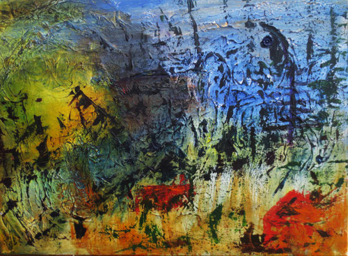 " Hornisgrinde-Impressionen" , mixed media , 60x80 cm , B359