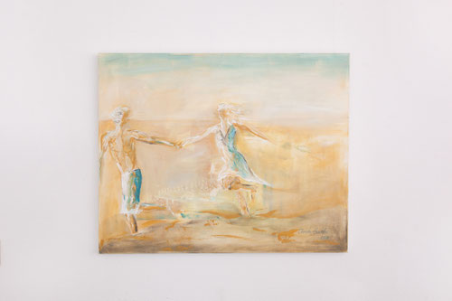 Beflügelt, 100 x 80 cm, 2018