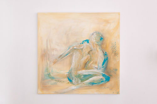 Zärtlichkeit, 100 x 100 cm, 2018