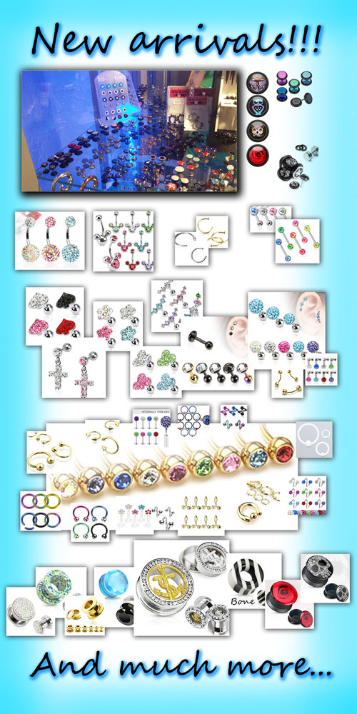 Blue Magic Pins New Piercing Arrivals