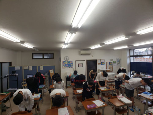 全日程終了、お疲れ様でした!朝6時からの夏期講習、校長の私も『子供達の生活習慣は絶対に崩させない!』という決意の元、最後までやり遂げました。