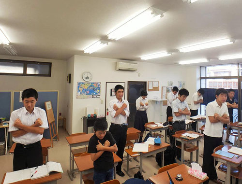 アドレナリンをしっかり出して、朝学を加速させます!今日もがんばりましょう!