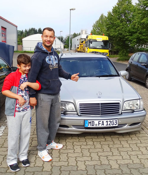 Mercedes T-Modell mit Icom JTG Gasanlage und neuer Autogas Pumpe