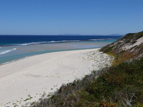 The beach by our camp spot