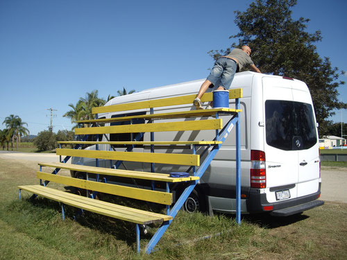 Washing the solar panels