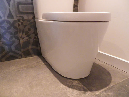 Toilet, sitting on silicon.