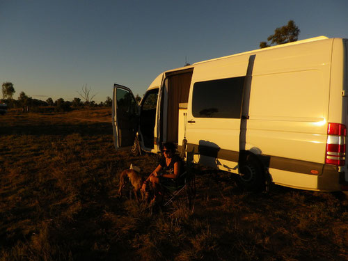 Camping by the river