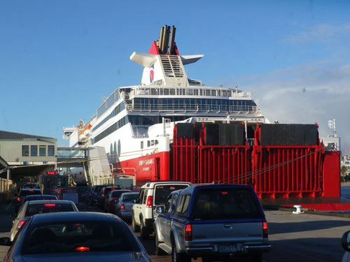 Waiting to get onboard