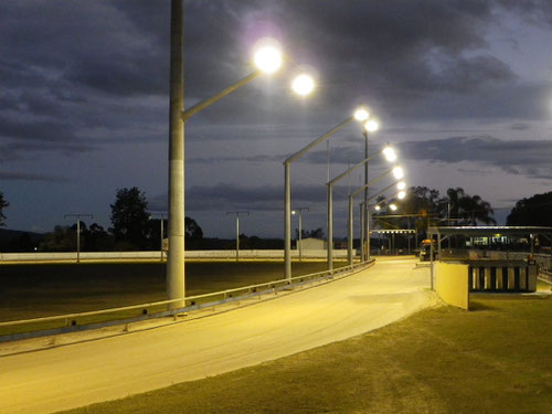 Dog track at Ipswich Showgrounds