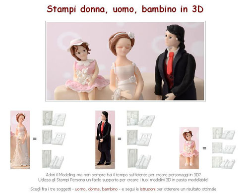 stampi persone 3D