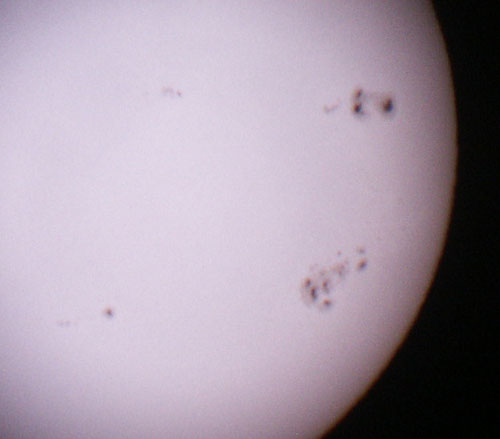 Sonnenflecken vom 1. November 2003