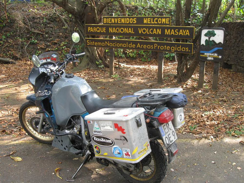 In Nicaragua am Vulcano MASAYA