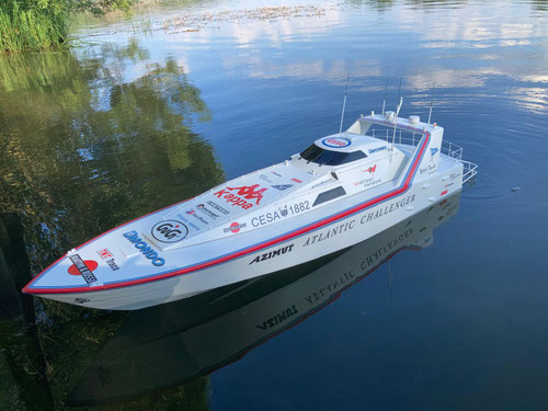 Jungfernfahrt, Seppi's Azimut Atlantic Challenger mit 2 50er Jet's 🤩