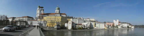 Passau - Ansicht vom Inn