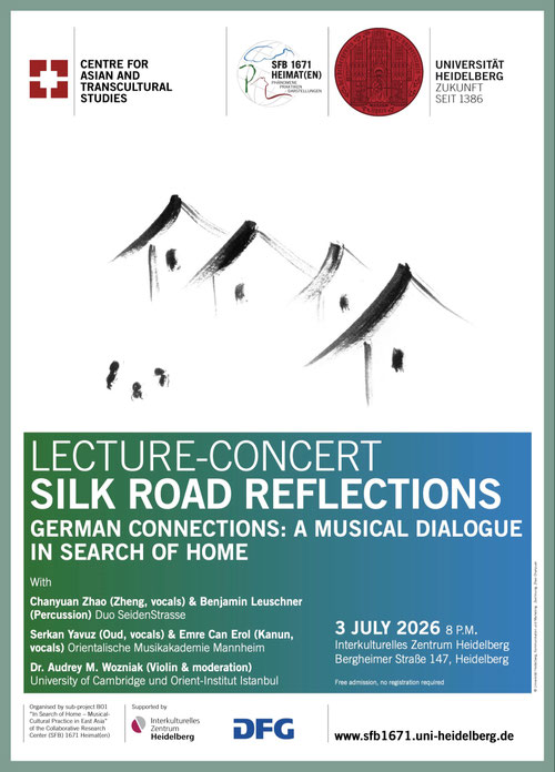 Flyer Ankündigung Konzert Heimat(en) in Heidelberg