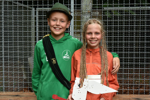 Kinderkönigin 2025 Elli Fuchtmann und König Ben Surmann