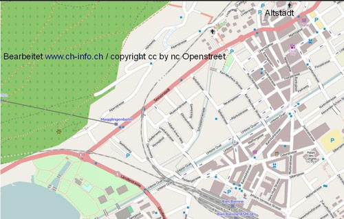 Karte iNKL. Übersicht Bielersee und Details Altstadt Biel
