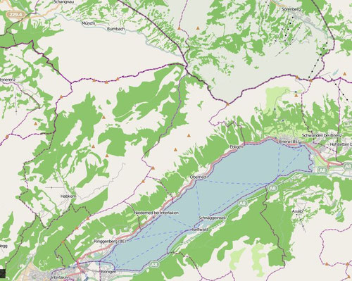 Karte Brienzerrothornbahn