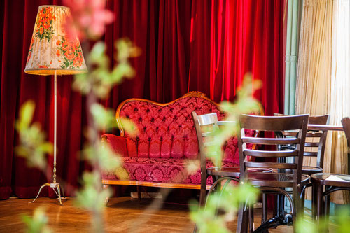 Das rote Sofa des La Yumba