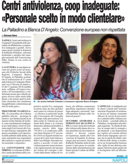 da Roma del 08/05/2015