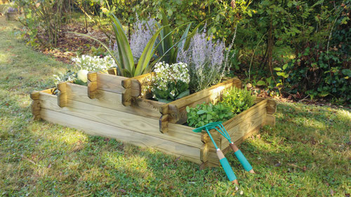 ©Forest-Style - carré potager ANGELIC en forme de Podium