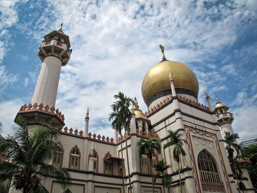 Masjid Sultan, la Moschea del Sultano nel quartiere di Bugis a Singapore (Photo by Gabriele Ferrando)