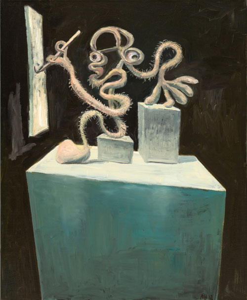 Anton Henning: Rumination Suite No. 1 - VI, 2012, Öl auf Leinwand, 110 cm x 90 cm (Foto: Jörg von Bruchhausen) © Anton Henning, VG Bild Kunst Bonn, 2026