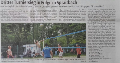 Bericht der Remszeitung vom 21.07.2017