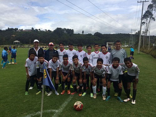 Este es el equipo Infantil de San Pablo en Maracaná 2017 y en el Torneo Bogotá Premier Cup.