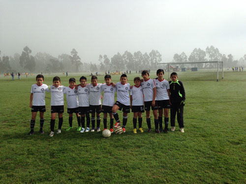 Equipo Infantil en la nublada mañana de septiembre en Maracaná 2013