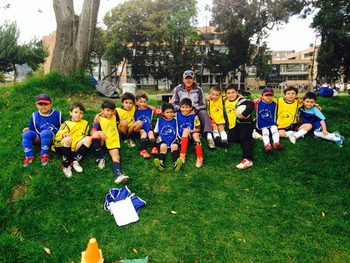 Equipo iniciación en el descanso del Curso de Vacaciones Dic.2013
