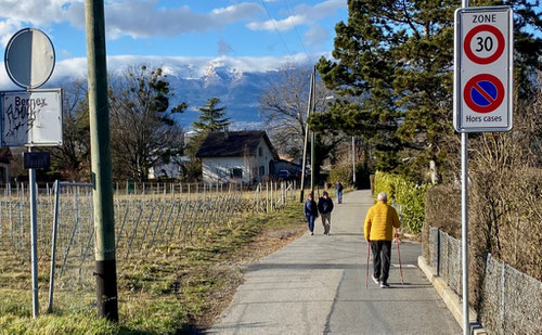 Bernex, village à 30 km/h Secteur coteau (1ère étape)