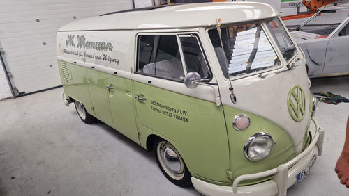 VW Bulli Fahrzeugbeschritung