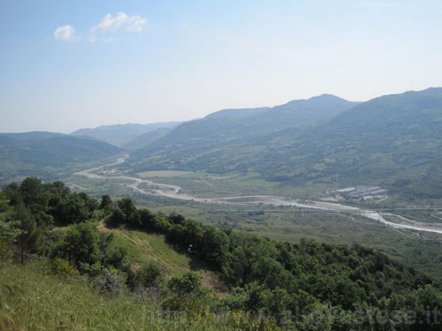 Una vista della Valle del Trigno al confine tra Abruzzo e Molise